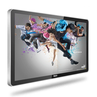 HDMI 27 Inch Clear Commercial TV LCD Digital Signage Solutions With WiFi 802.11 B/G/N