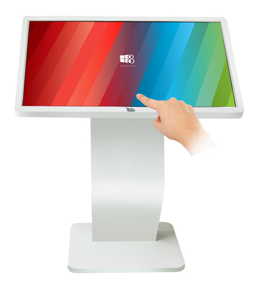 55 Inch Indoor Interactive Touch Screen Digital Signage Display Kiosk For Library