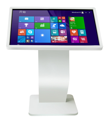 55 Inch Indoor Interactive Touch Screen Digital Signage Display Kiosk For Library