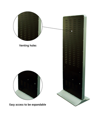 4K Embedded Android Digital Signage Kiosk Stand Alone 55 Inch Interactive Totem Standing Display