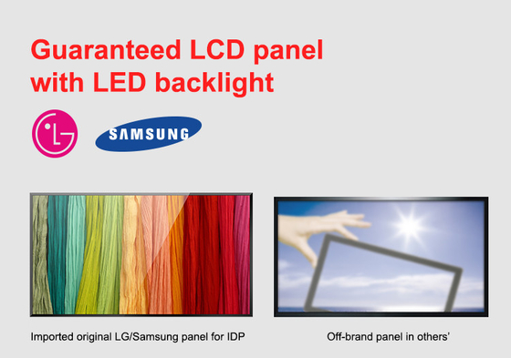 HDMI 27 Inch Clear Commercial TV LCD Digital Signage Solutions With WiFi 802.11 B/G/N