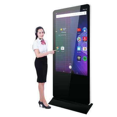 Vertical TV All In One PC Interactive Touch kiosk 4k 43 Inch High Sensitive