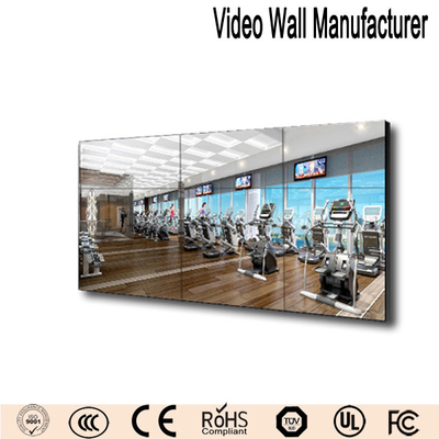 Seamless 46 Inch 3x3 LCD Splicing Screen Wall Mounted Installation