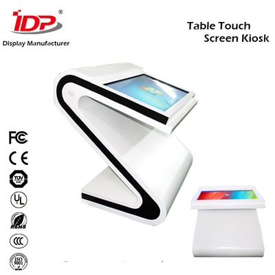 Touch Screen 46 Inch Digital Information Kiosk Android OS Zig Shape Type